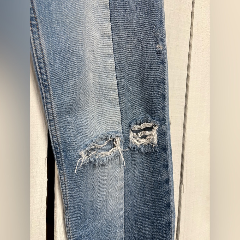 Free People Two Tone Blue Jeans size 24 - Picture 7 of 12